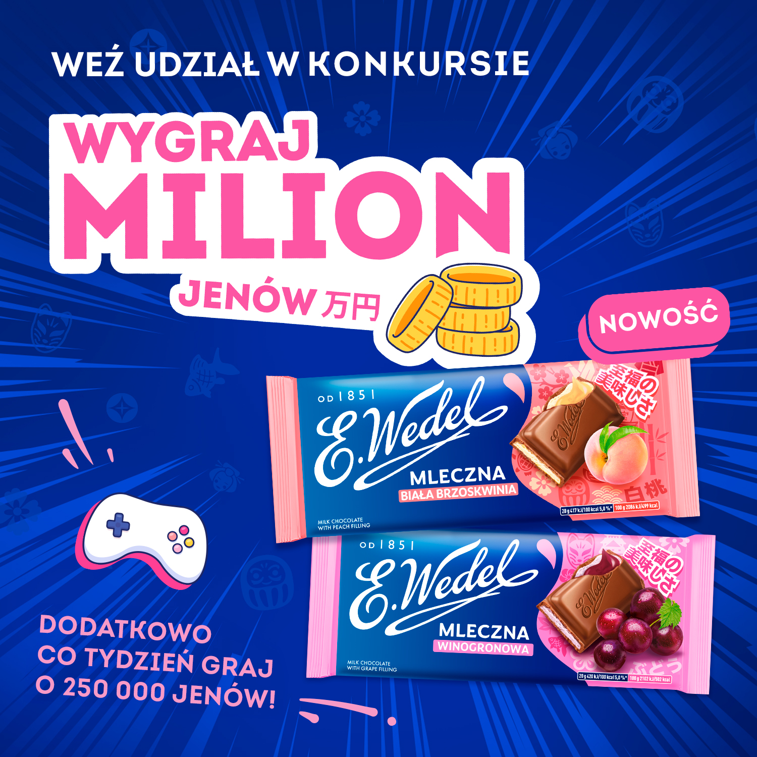 Weź udział w konkursie i wygraj milion jenów